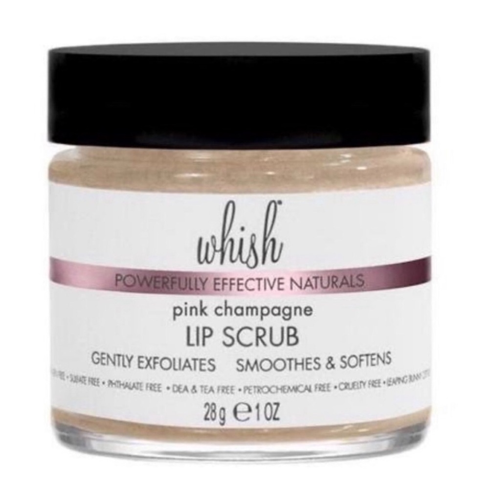 Whish Pink Champagne Lip Scrub - Exfoliates, Smoothes and Softens, 1 oz / 28 g - Picture 5 of 14